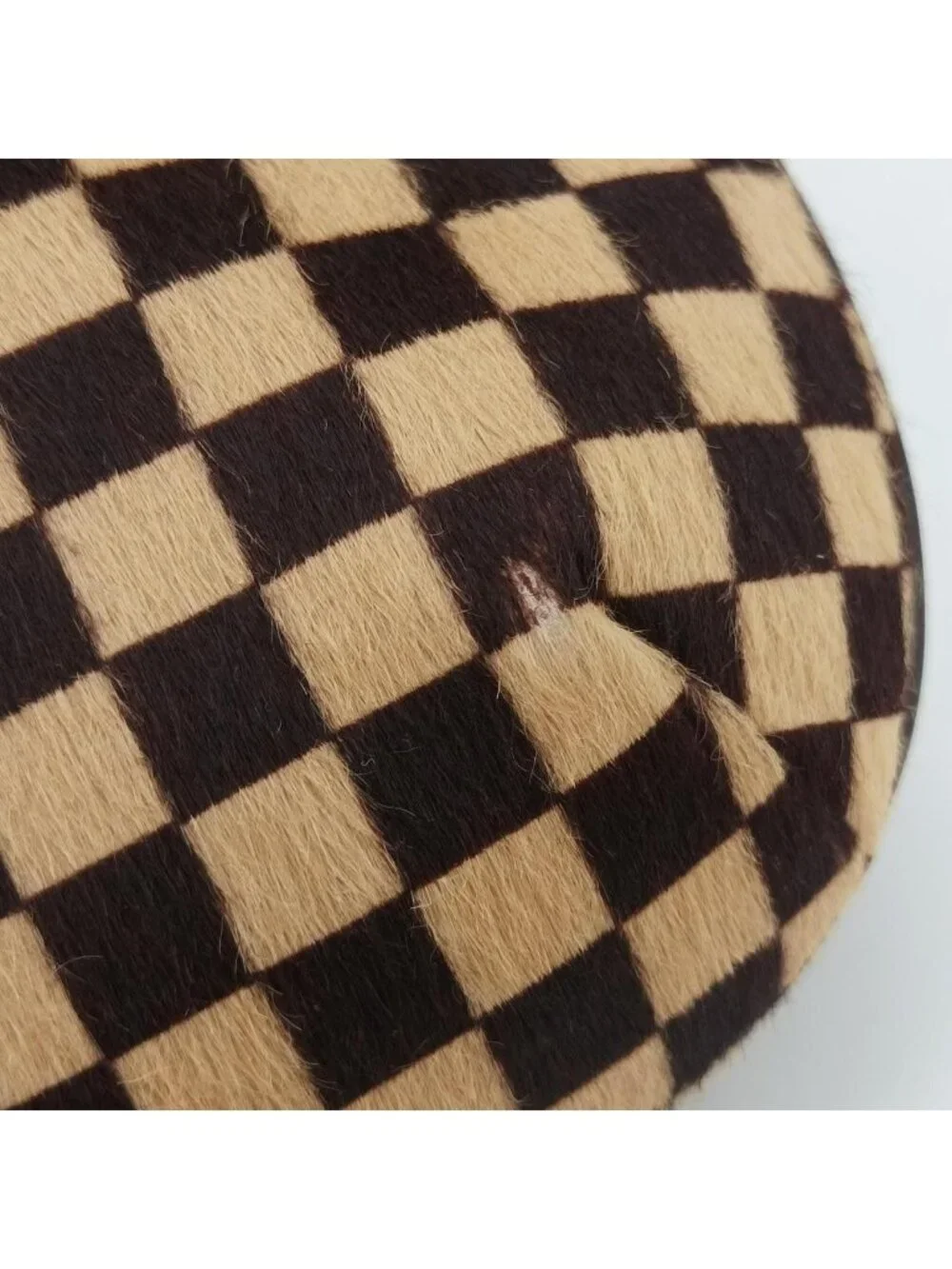 Louis Vuitton Damier Sauvage Brown Beige Calf Hair